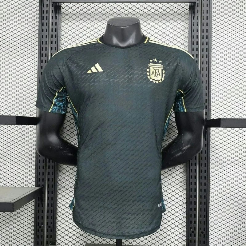 Argentinien 2024-25 Klassisches Dunkelgrünes Sondereditionstrikot Spielerversion