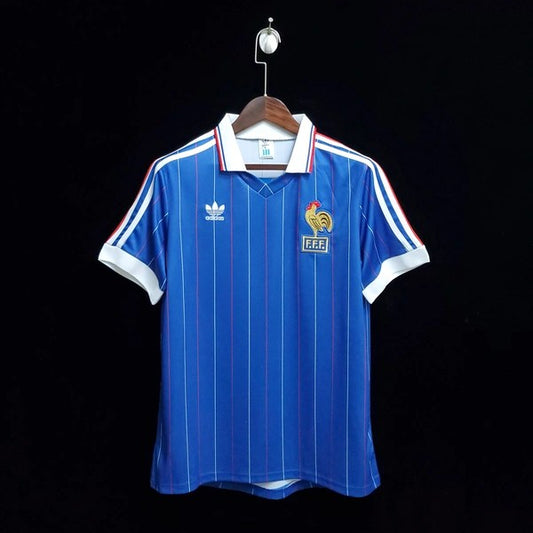 Frankreich 1982-83 Retro-Heimtrikot