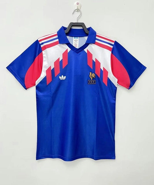 Frankreich WM 1990 Heimtrikot im Retro-Stil