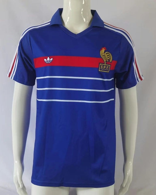 Frankreich 1982–84 Retro-Heimtrikot