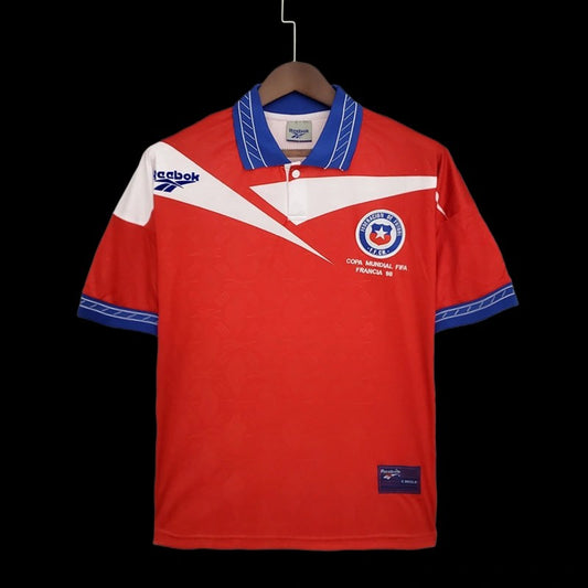 Chile 1998-99 Rotes Retro-Heimtrikot