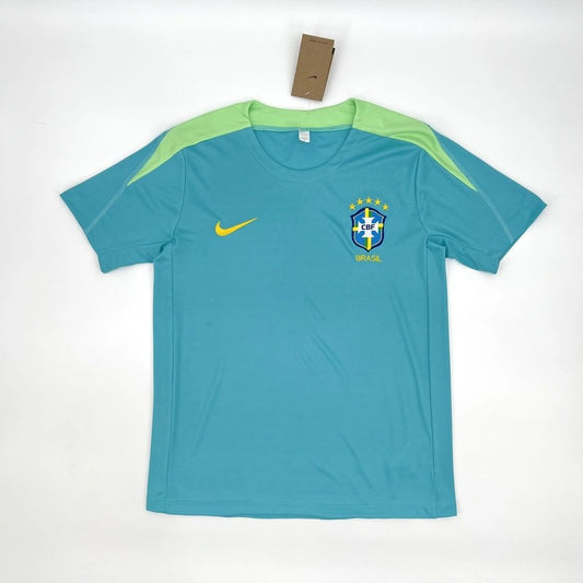 Brasilien 2024-25 Pre-Match Trainingstrikot Fan-Version