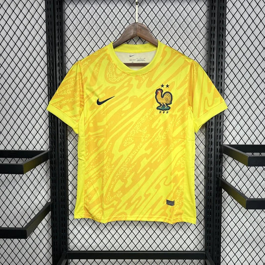 Frankreich 2024-25 EM Torwartuniform Trikot Fanversion
